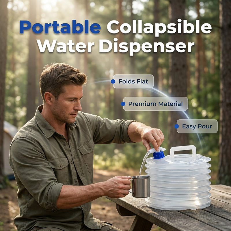 🔥LAST DAY 60% OFF🎁Collapsible Water Container with Spigot