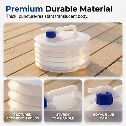 🔥LAST DAY 60% OFF🎁Collapsible Water Container with Spigot