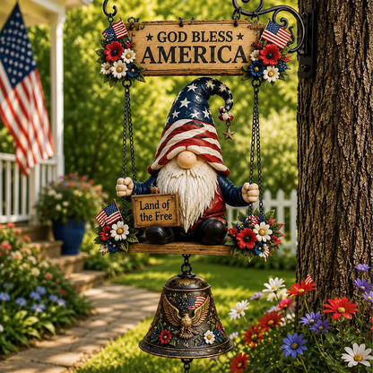 Garden gnome welcome doorbell outdoor decoration
