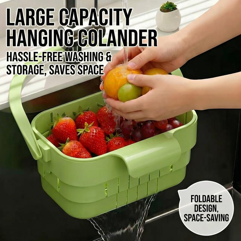 🔥Hot Sale 60% OFF🔥Foldable Hanging Sink Drain Basket for Kitchen Cleanup