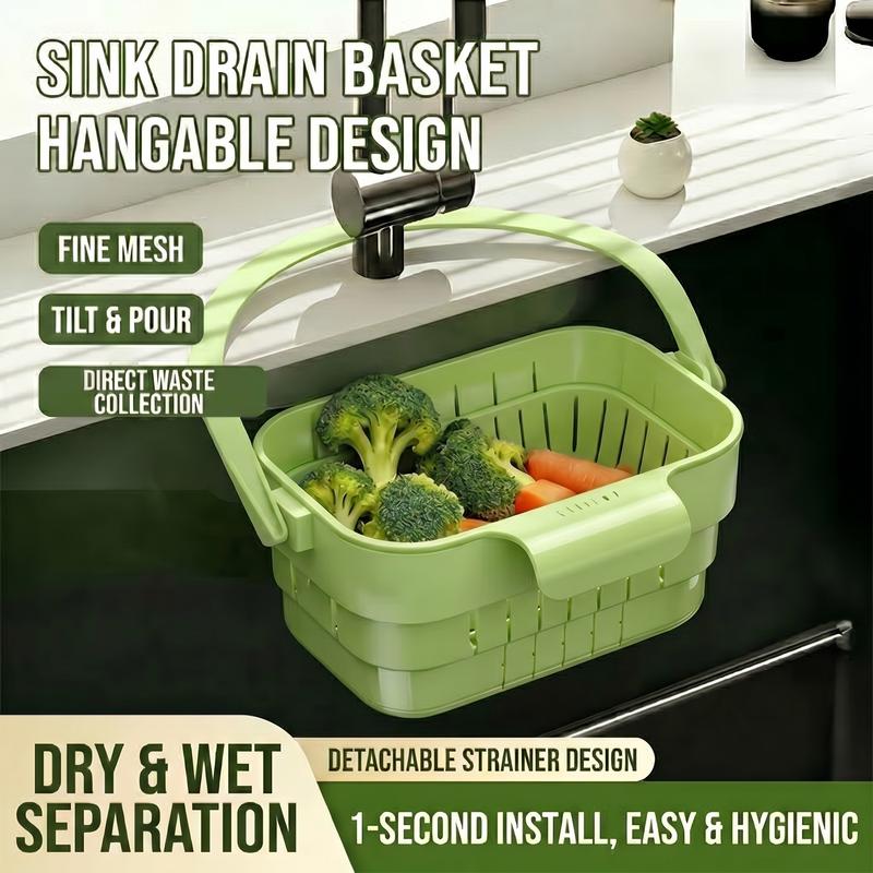 🔥Hot Sale 60% OFF🔥Foldable Hanging Sink Drain Basket for Kitchen Cleanup