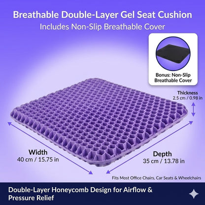 Geluna Cooling Honeycomb Seat Cushion